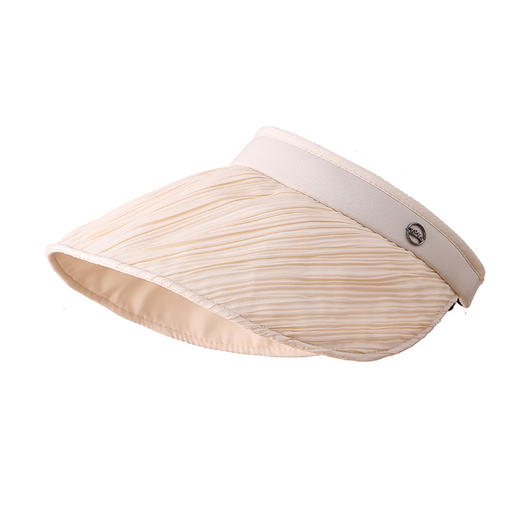 CT-M1882夏季新款皱皱纹理空顶帽日系简约潮流气质大檐纯色遮阳帽子显脸小 商品图3