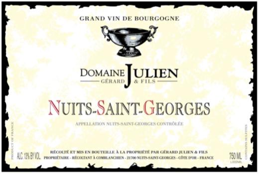 2018 Domaine Julien, Nuits st George【闪送】（65折） 商品图0