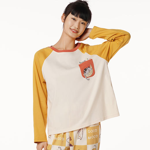 都市丽人生活家居女士睡衣双面无尘棉家居服LH22F6 商品图0