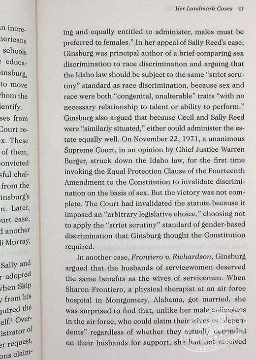 金斯伯格访谈录 RBG给未来世代的声音 Conversations with RBG 英文原版 Jeffrey Rosen Ruth B Ginsburg 商品图6