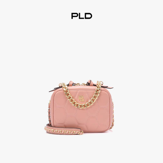 保兰德PLD东方雅奢经典系列小方包女真皮链条斜挎包女菱格盒子通勤中国包 商品图2