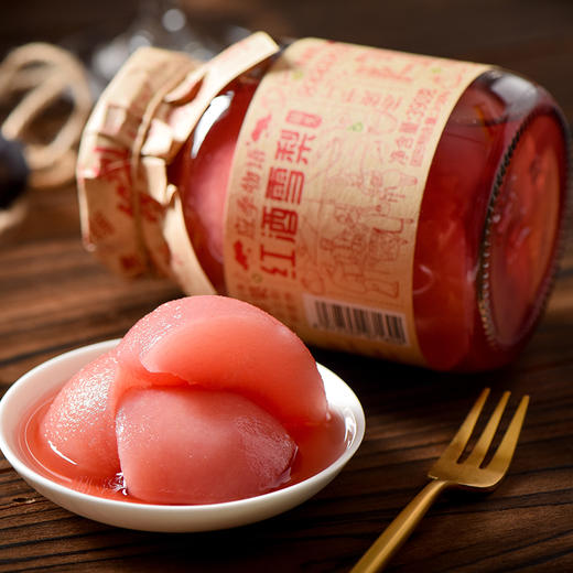 应季物语红酒雪梨罐头390g 商品图3