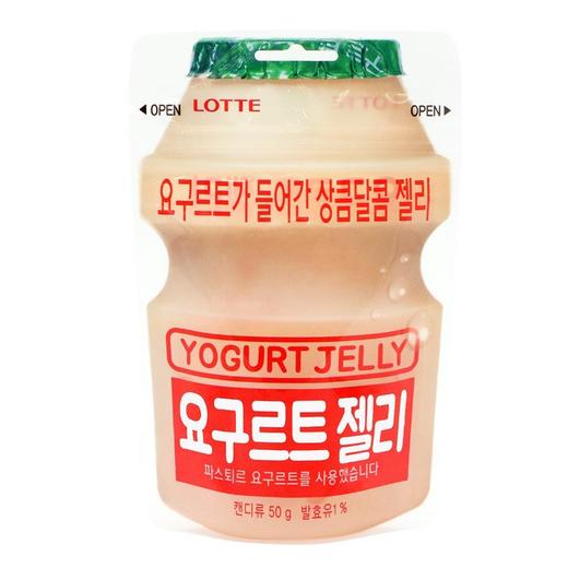 韩国进口LOTTE乐天乳酸菌软糖50g/袋装 酸奶味橡皮糖QQ糖休闲零食 商品图2