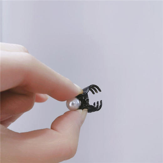 暮光原创 极简佩戴珍珠满天星小抓夹 碎发夹盘发装饰气质ins 商品图1