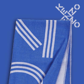 KPJ-006 Kzlogo提花披肩(蓝）