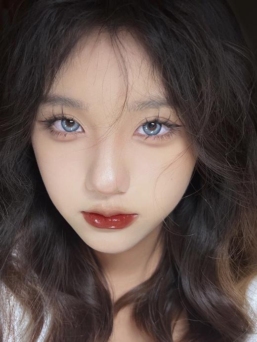 pfgirlcon 年抛美瞳 海滩蓝 直径14.5mm着色13.8mm 商品图6