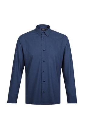 callisto混蓝再生纤维素纤维混纺衬衫 FPSTL0502T