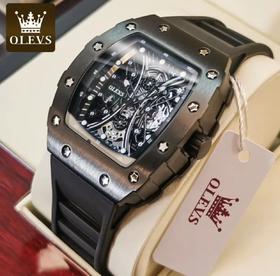 【包邮极速发货单独下单勿加购物车】欧利时品牌酒桶八方表盘潮流男士手表霸气防水手表