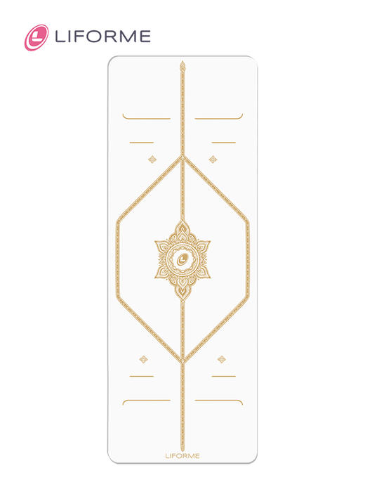 大师款瑜伽垫女专业防滑天然橡胶加厚土豪垫白色奇迹垫 商品图4