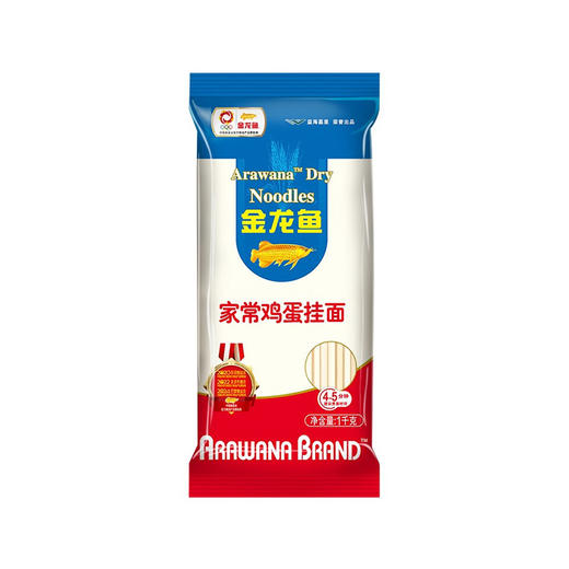 金龙鱼家常系列鸡蛋挂面 1kg 商品图0