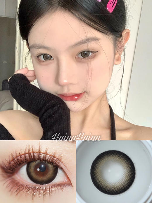 【大直径】LOVEIIKIRA-雪鹿棕-14.5mm【年抛 0-800度 无525/575】着色13.7mm 商品图0