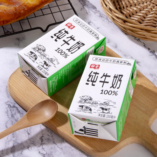 梁丰纯牛奶250ml*20盒（6个月保质期） 商品图2
