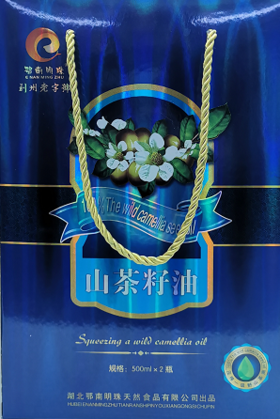 鄂南明珠山茶籽油礼盒500ml*2瓶