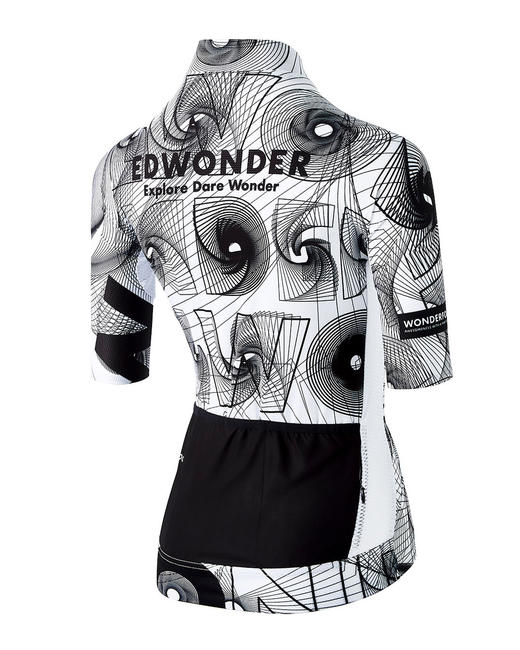 W无限(女)车衣-黑白Jersey 商品图1