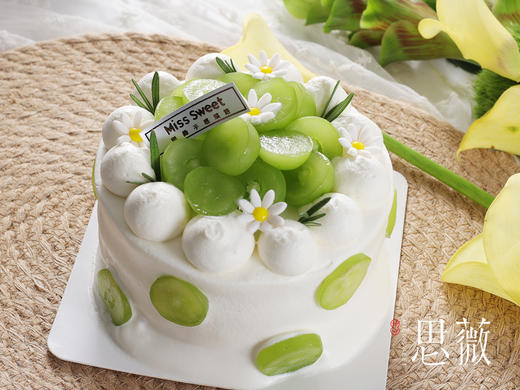 香印葡萄动物奶油蛋糕 商品图2