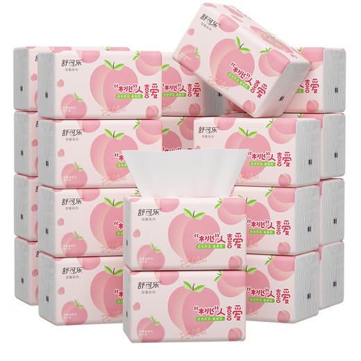 「加量大包装」30包抽纸400张大号餐巾纸大尺寸居家日用擦手纸家庭实惠装卫生纸巾 商品图4