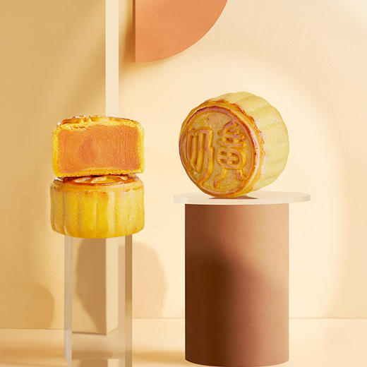 中秋好礼300克掬月•金沙奶黄月饼 商品图3