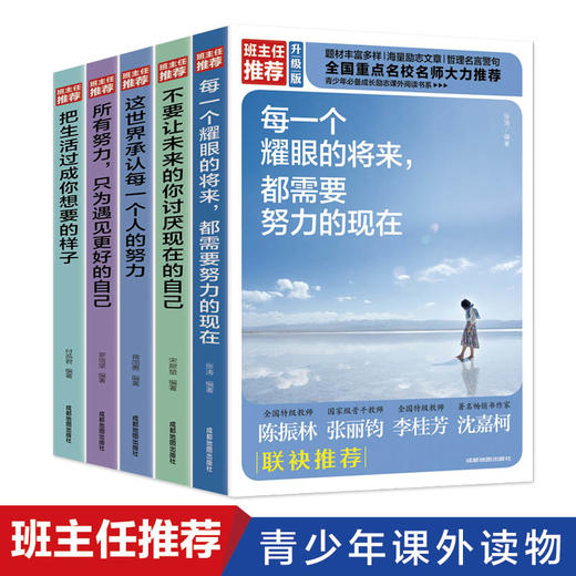每一个耀眼的将来都需要努力的现在+不要让未来的你讨厌现在的自己+这世界承认每一个人的努力等5册励志成功鸡汤类书籍 商品图0