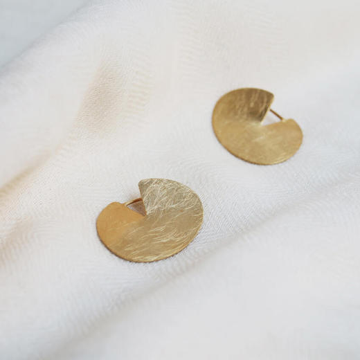 北京仓｜Joidart-Taglio-金色 耳钉［西班牙设计师］ 商品图2