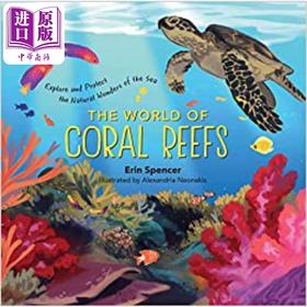 【中商原版】The World of Coral Reefs 珊瑚世界 英文原版儿童精品绘本 科学与自然主题 6到9岁