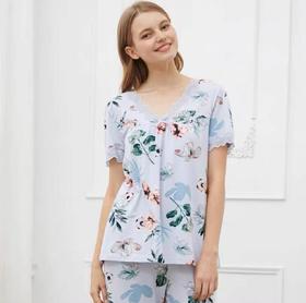 真彩夏日透气舒适睡衣