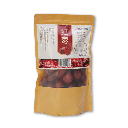 琉璃農场红枣500g（牛皮纸袋） 商品图0