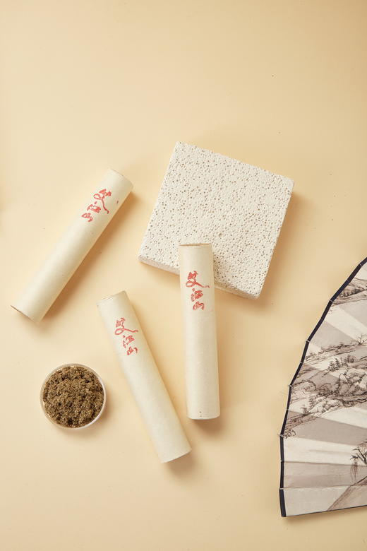 艾江山 大金条 蕲艾配方艾条 火力足 热而不烫 添加十几种中草药 商品图4