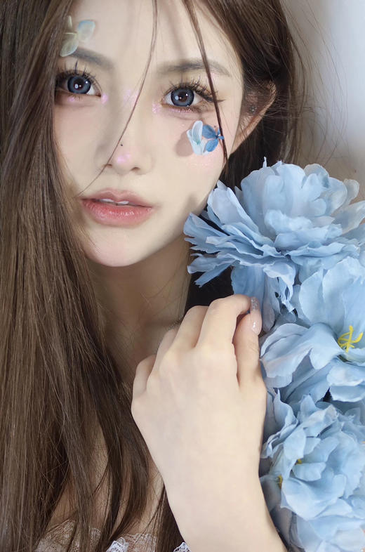 【大直径】LOVEIIKIRA-银山蓝-14.5mm【年抛 0-800度 无525/575】着色13.9mm 商品图3