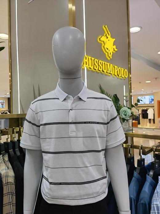 布莘保罗夏季新款潮流条纹T恤 商品图1