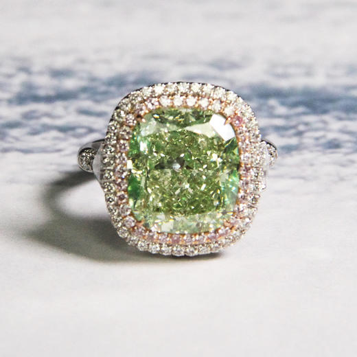 天然绿钻戒指10.05克拉 商品图0