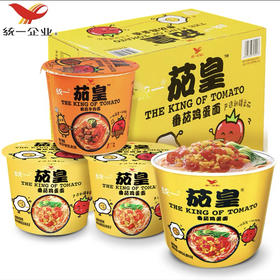 统一茄皇桶装方便面120g（口味随机）