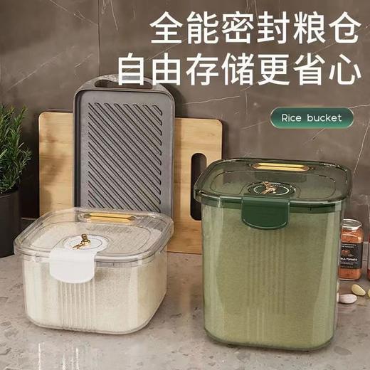 家用新款食品级计时保鲜大容量密封米桶厨房防虫防潮面粉桶 商品图1