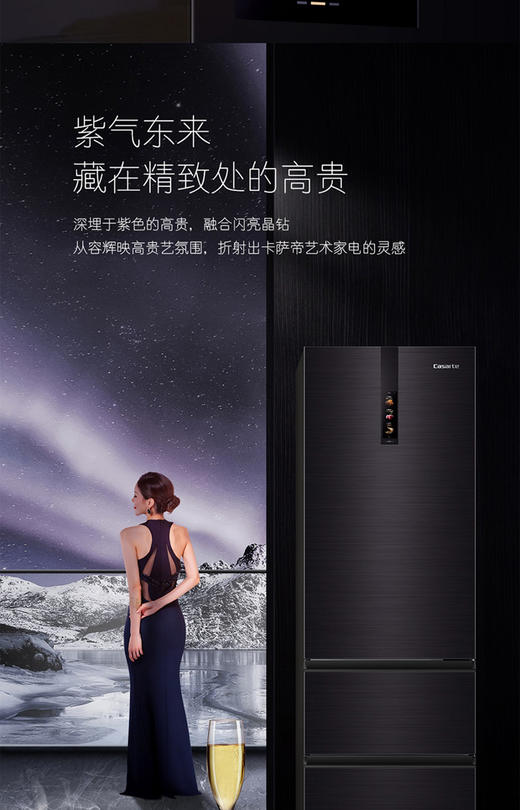 卡萨帝冰箱BCD-400WLCI38FVAU1风冷全自由嵌入式三门 商品图13