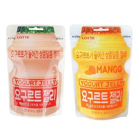 韩国进口LOTTE乐天乳酸菌软糖50g/袋装 酸奶味橡皮糖QQ糖休闲零食