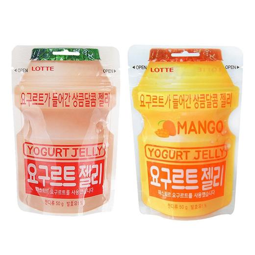 韩国进口LOTTE乐天乳酸菌软糖50g/袋装 酸奶味橡皮糖QQ糖休闲零食 商品图0