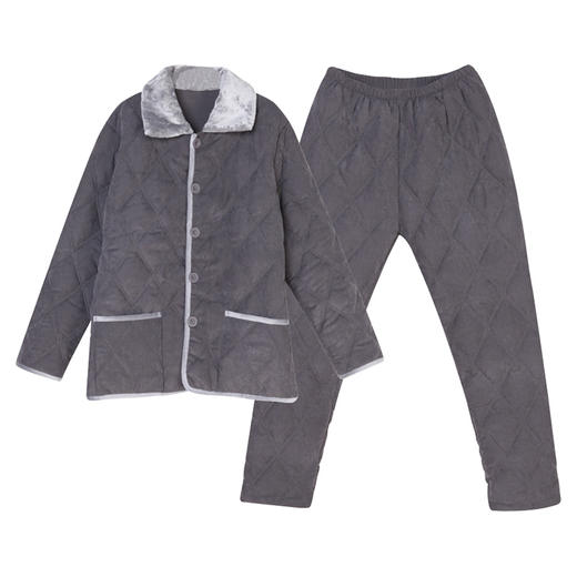 都市丽人都市锋尚生活家居男士睡衣梭织夹棉家居服FH21J9 商品图4