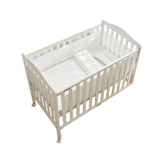 全棉婴幼儿被子件套纯棉可机洗全棉男女件套床帏枕套被子套装 无印良品正品 商品图1