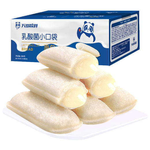 乳酸菌小口袋面包12枚 早餐休闲小吃零食 商品图0