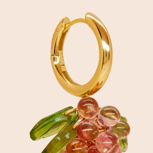 北京仓｜Annele-Raspberry-树莓 果冻 耳环［芬兰设计师］ 商品图3