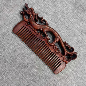 紫檀梳°龙凤吉祥 龙梳&凤梳