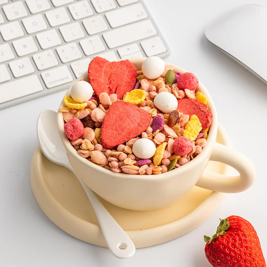 【麦麦SY】好麦多草莓优脆乳216g | 水果燕麦片谷物酸奶营养早餐冲饮零食干吃即食 商品图2