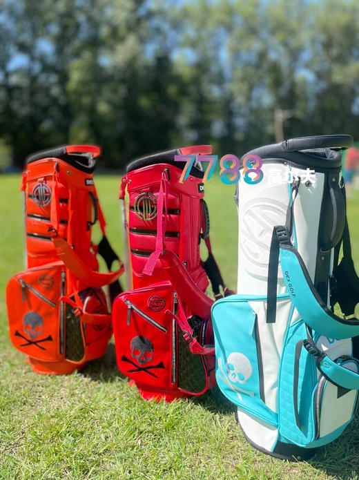 正品现货DEX GOLF韩国进口男女超轻高尔夫球包双包帽练习袋支架包 商品图5