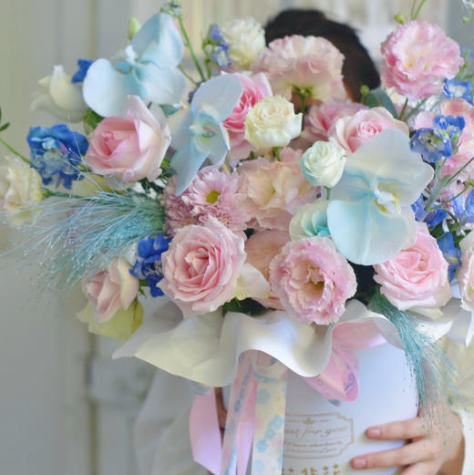 《仲夏》蝴蝶兰粉雪山仙气款抱抱桶 商品图3