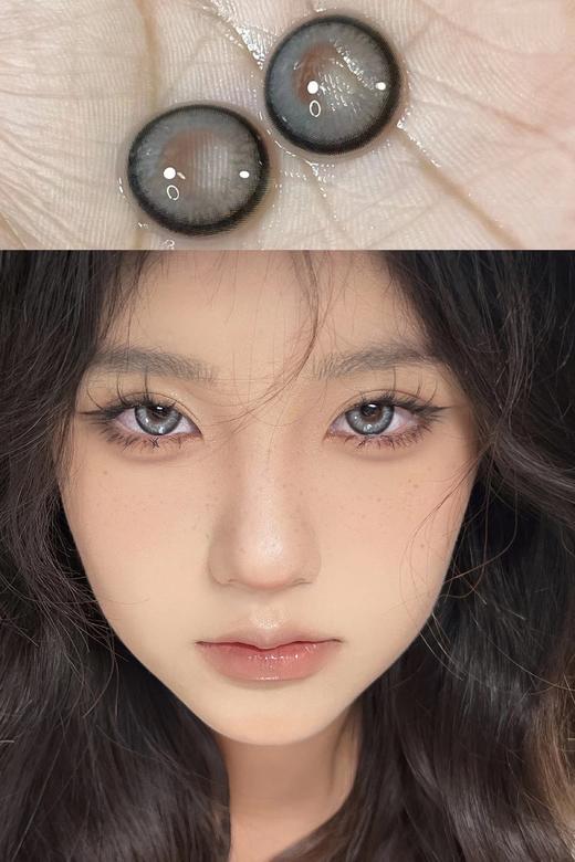 pfgirlcon 年抛美瞳 北极灰 直径14.5mm着色13.8mm 商品图3