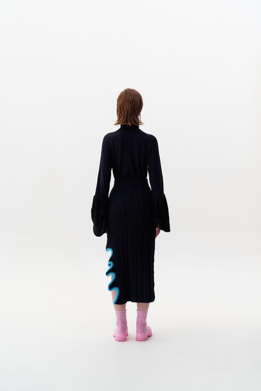 PH5 【火星生态】混合针织中长裙/半裙——2022秋冬新品 商品图1