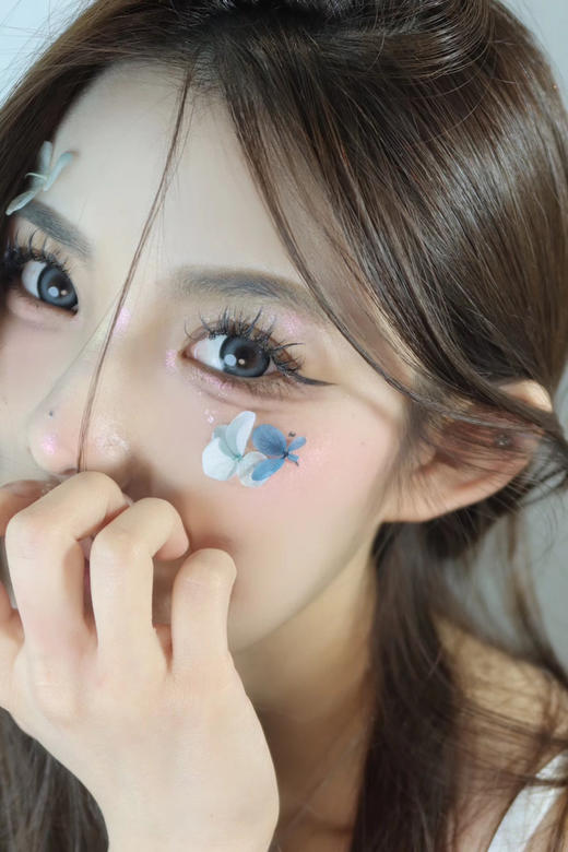【大直径】LOVEIIKIRA-银山蓝-14.5mm【年抛 0-800度 无525/575】着色13.9mm 商品图4