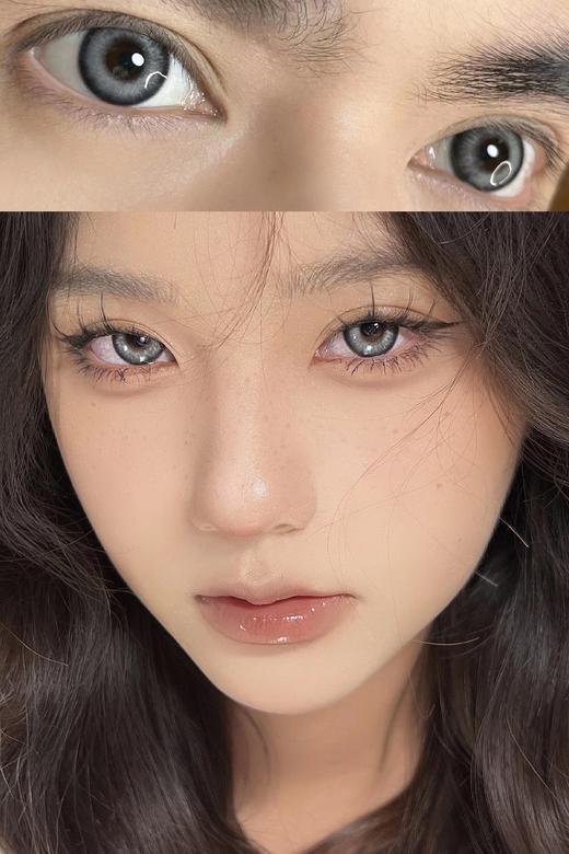 pfgirlcon 年抛美瞳 北极灰 直径14.5mm着色13.8mm 商品图5