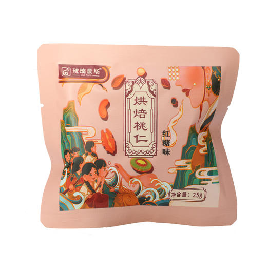 琉璃農场烘焙桃仁彩袋25g*8 商品图2