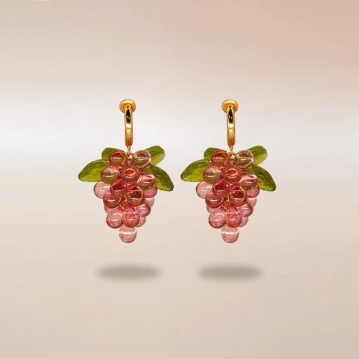 北京仓｜Annele-Raspberry-树莓 果冻 耳夹（无需耳洞）［芬兰设计师］ 商品图3