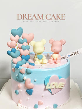 定制款蛋糕 - 心心相印